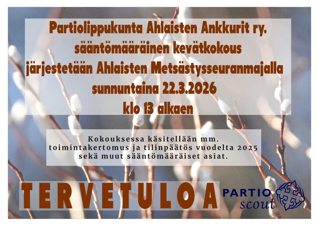 Sääntömääräinen kevätkokous 22.3.2026 - Lue lisää